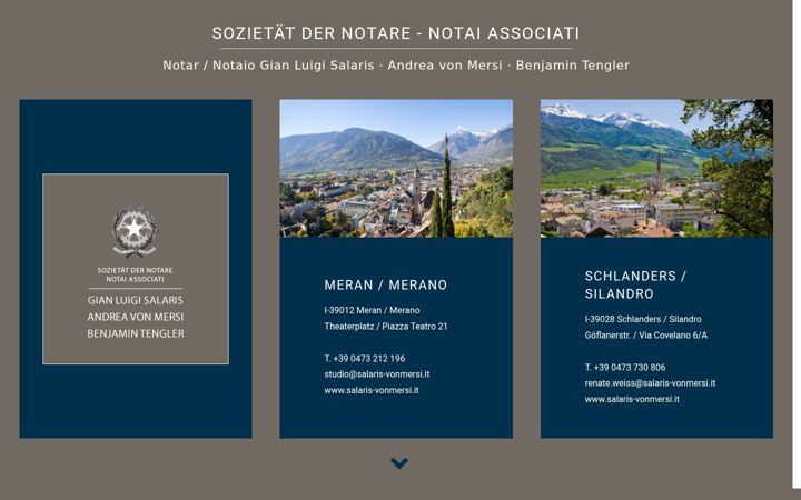 Screenshot of salaris-vonmersi.it