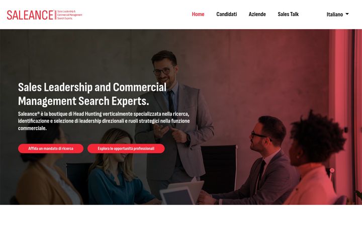 Screenshot of saleance.it