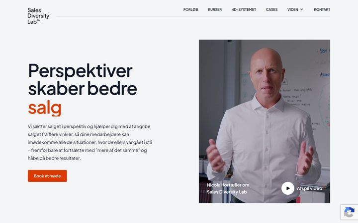 Ekrānuzņēmums no salesdiversitylab.com