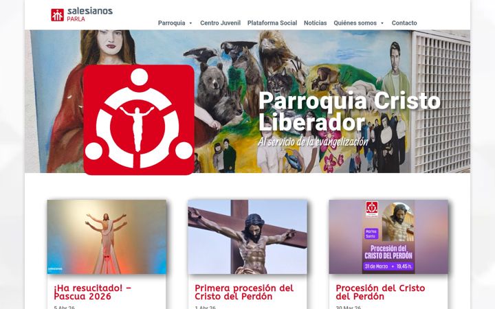 Screenshot of salesianosparla.es