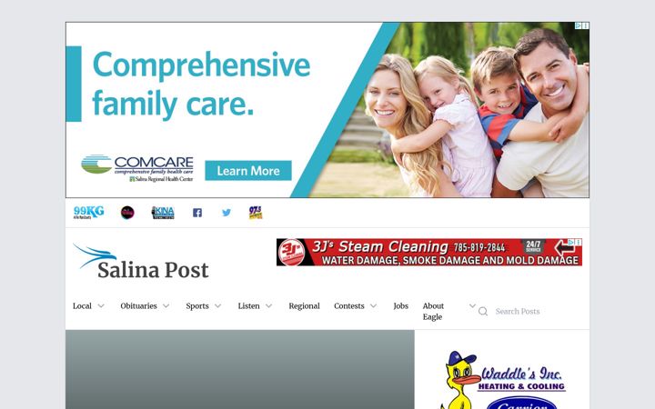 Screenshot of salinapost.com