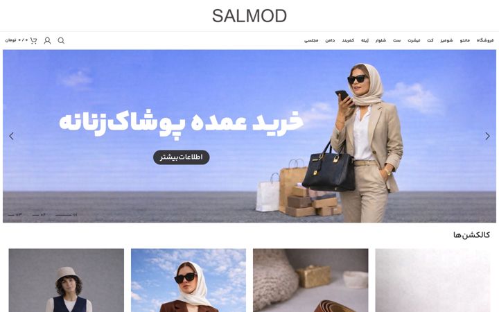 Screenshot of salmod.com