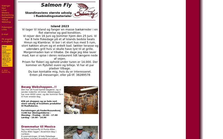 Screenshot of salmonfly.dk