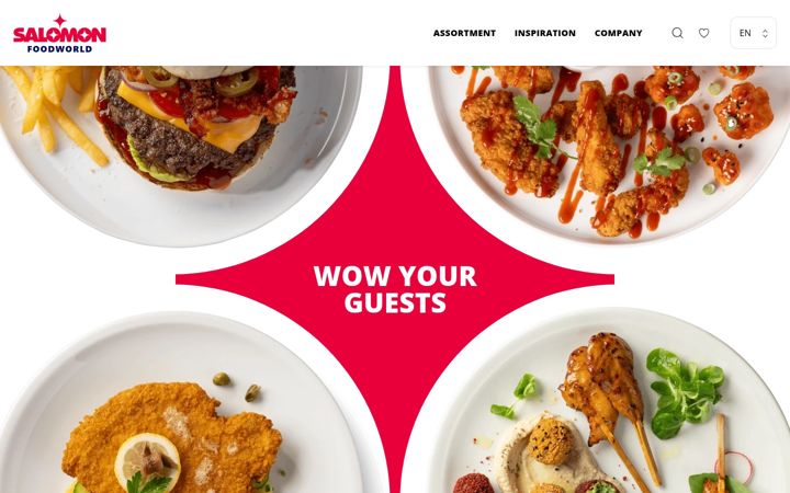 Screenshot of salomon-foodworld.com