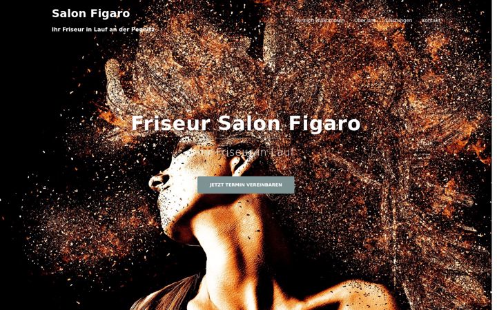 Screenshot of salon-figaro-lauf.de