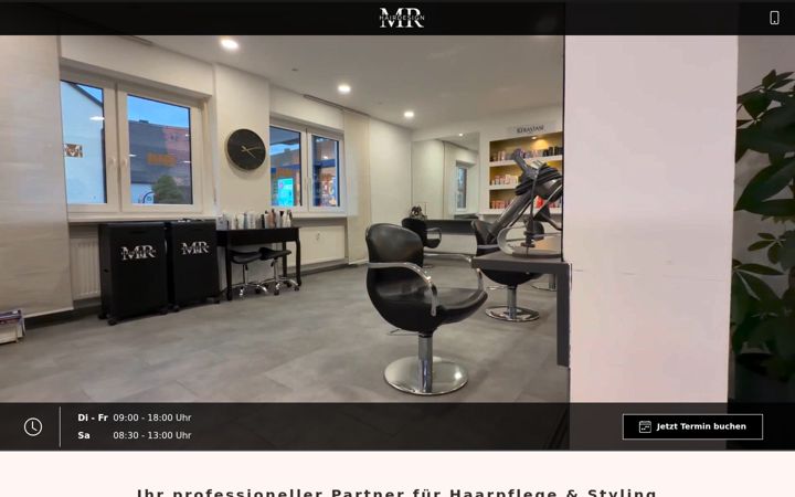 Screenshot of salon-mr.de