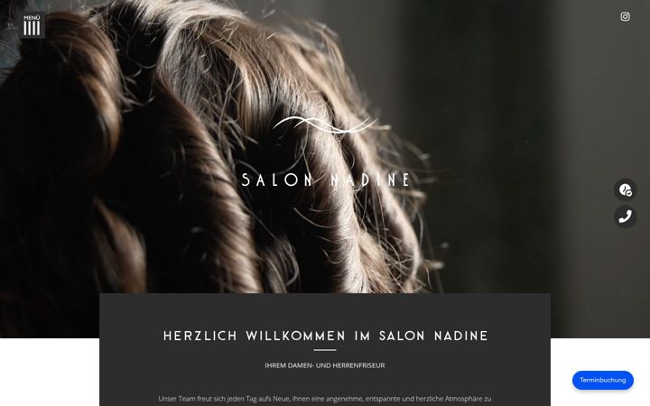Capture d'écran de salon-nadine.de