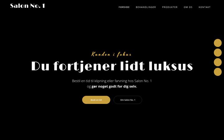Screenshot of salonno1.dk