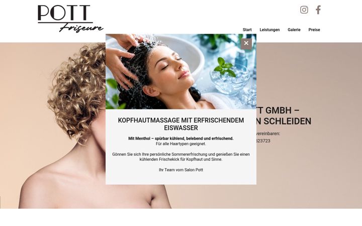 Screenshot of salonpott.de