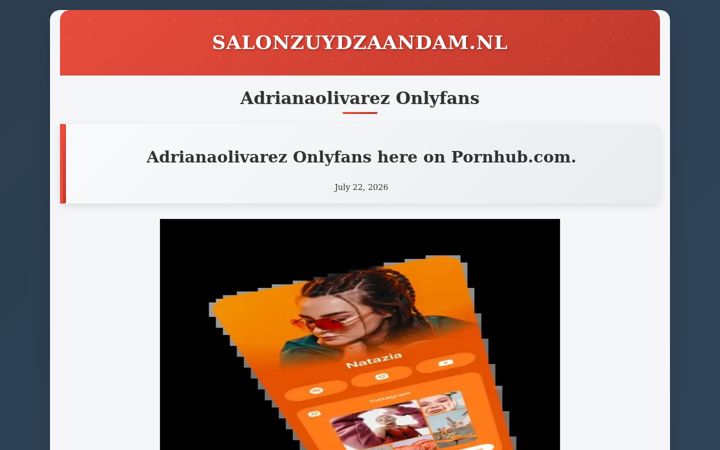 Screenshot of salonzuydzaandam.nl