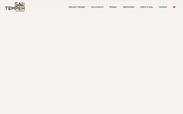 Screenshot of salstempeh.com