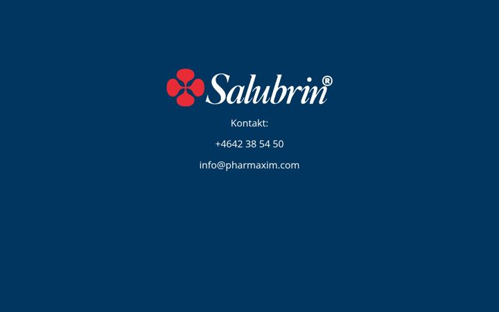 Screenshot του salubrin.no