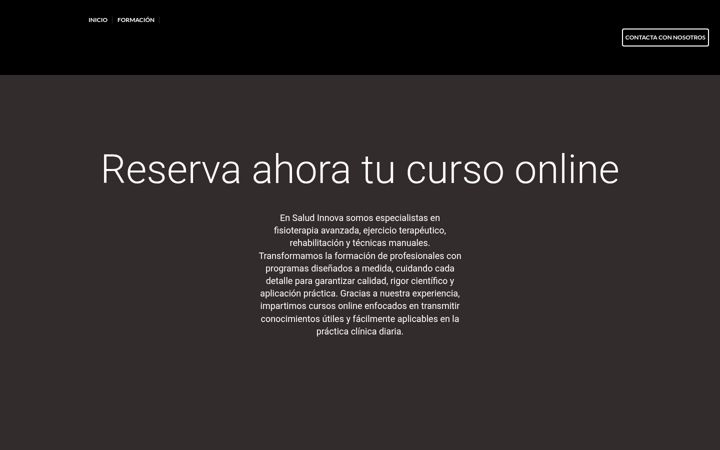 Screenshot di saludinnova-formacion.com