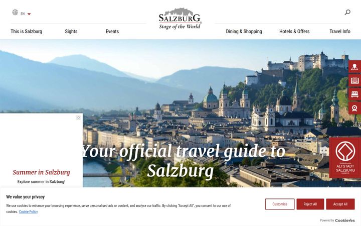 Screenshot of salzburg.info