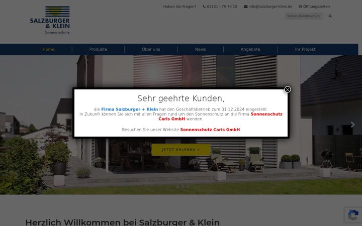 Screenshot του salzburger-klein.de