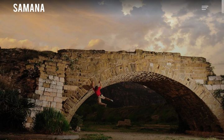 Screenshot of samana.si