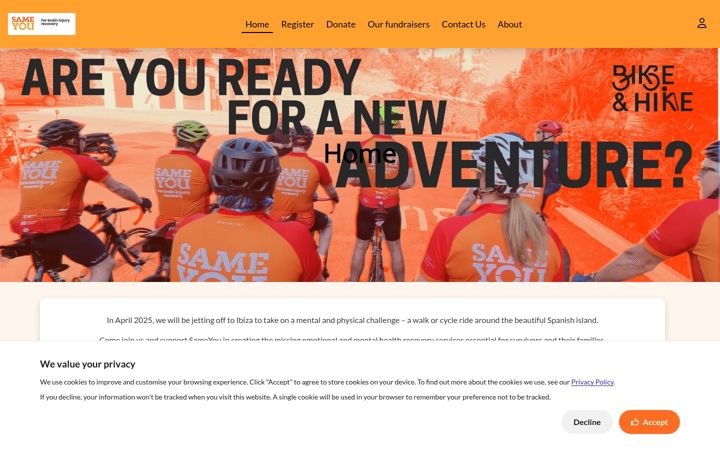 Screenshot of sameyoubikenhike.org