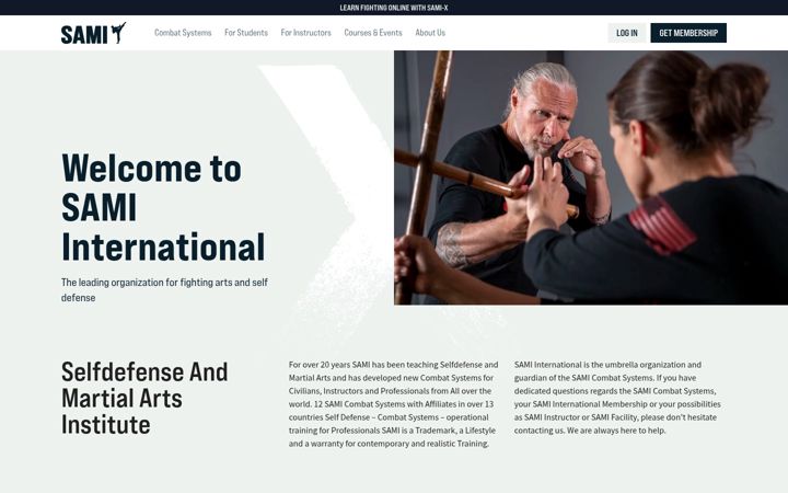 Ekrano kopija sami-international.com