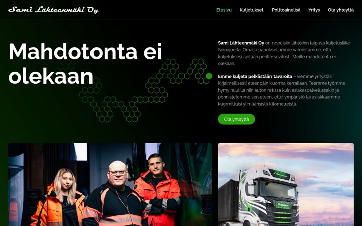 Screenshot of samilahteenmaki.fi