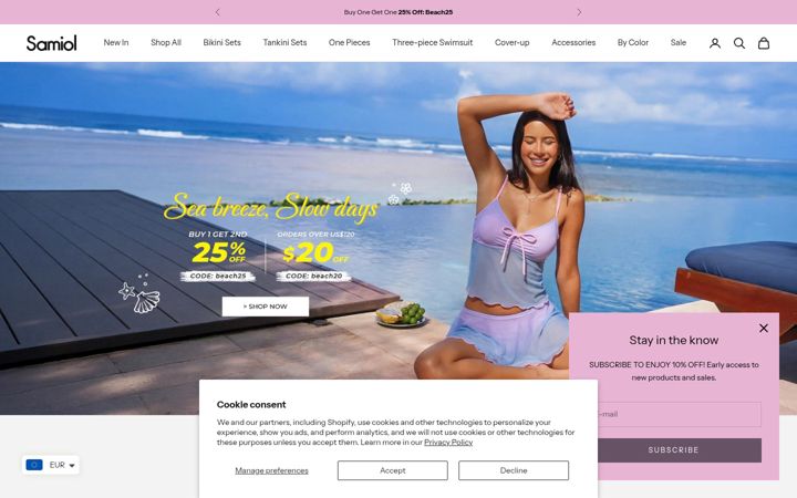 Screenshot of samiol.com