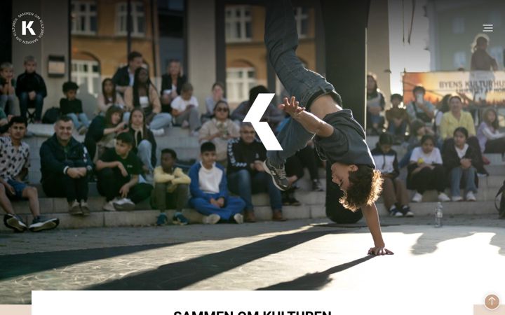 Screenshot of sammenomkulturen.dk