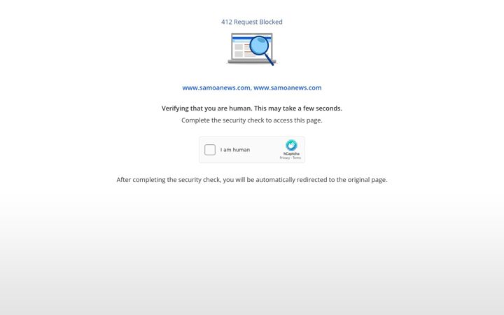 Screenshot of samoanews.com