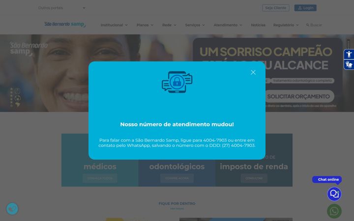 Screenshot of samp.com.br