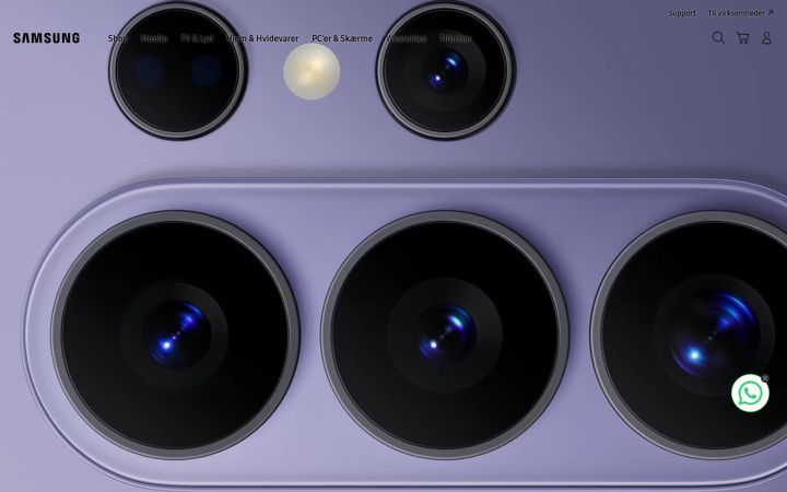 Zrzut ekranu samsung.com