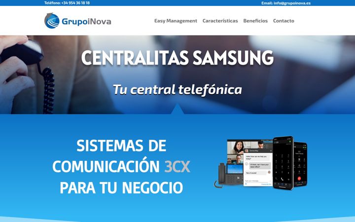 Skærmbillede af samsungcentralitas.com