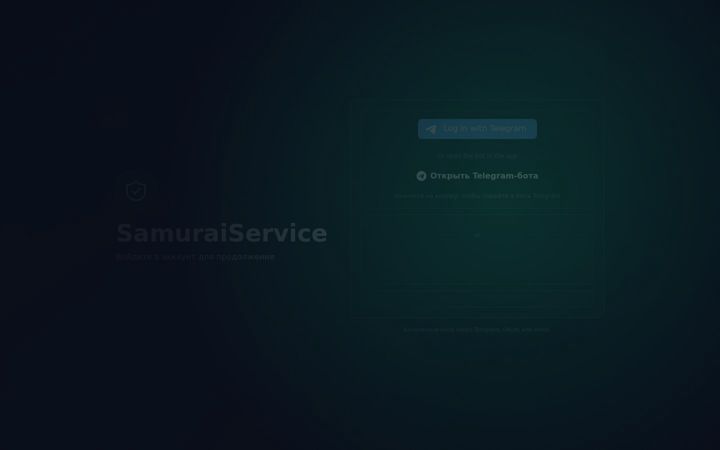 Screenshot of samuraiservice.live