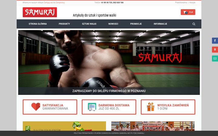 Screenshot του samuraj.net.pl