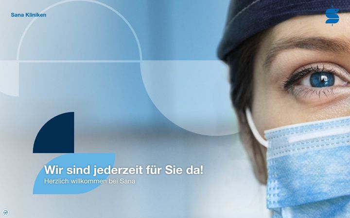 Screenshot of sana.de