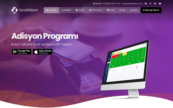 Screenshot of sanaladisyon.com