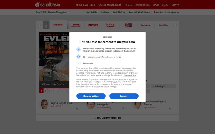 Screenshot του sanalbasin.com