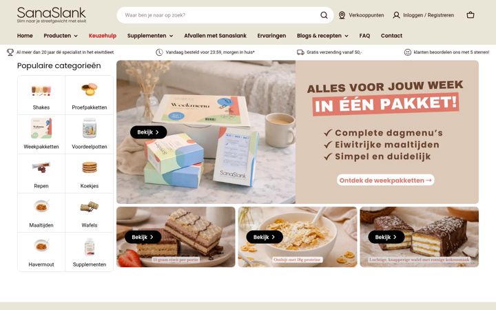 Screenshot of sanaslank.nl