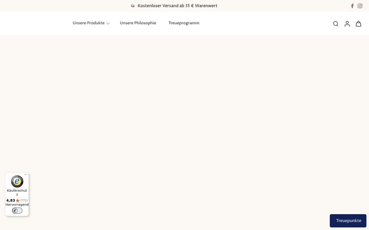 Screenshot of sanatura.de