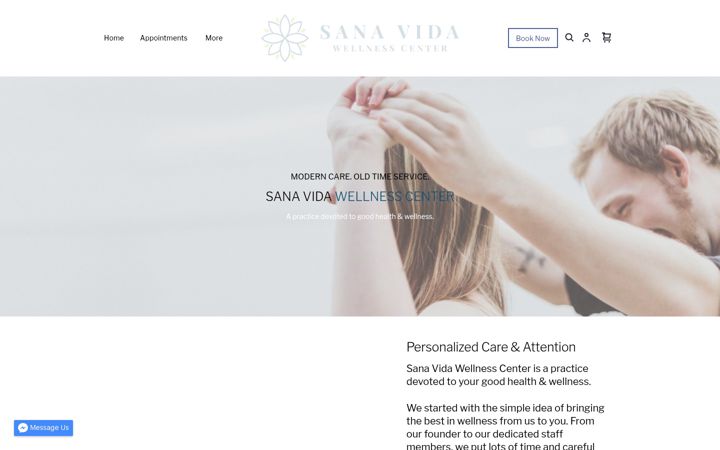 Screenshot of sanavidawellness.square.site