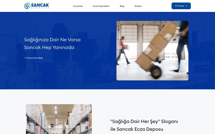 Screenshot of sancakecza.com.tr
