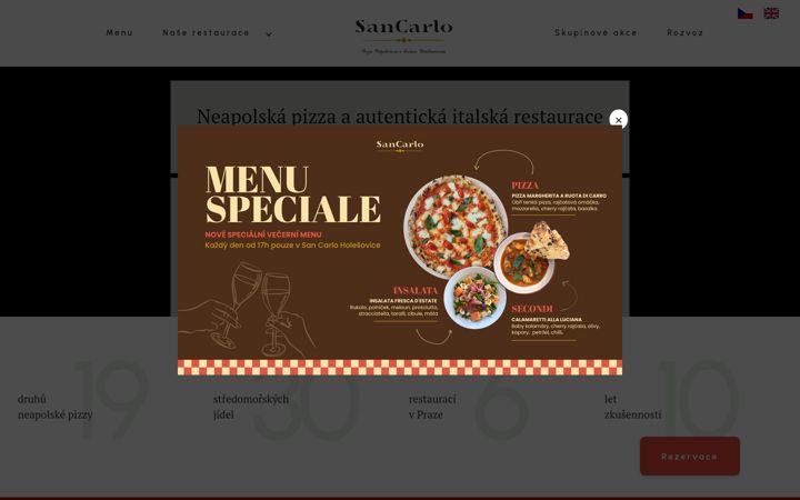 Screenshot of sancarlo.cz
