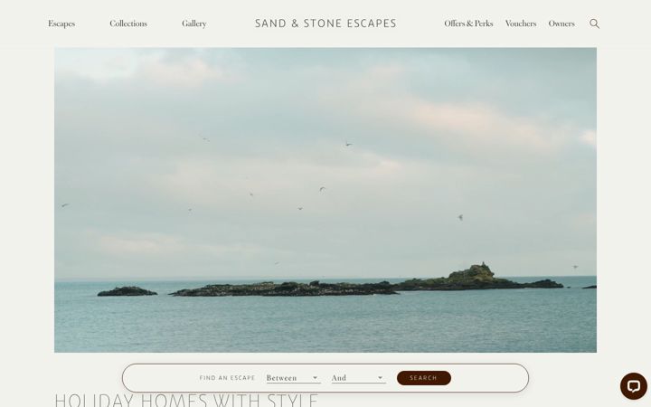 Screenshot von sandandstoneescapes.com