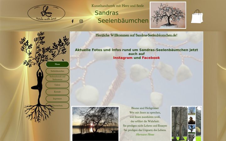 Screenshot of sandras-seelenbaeumchen.de