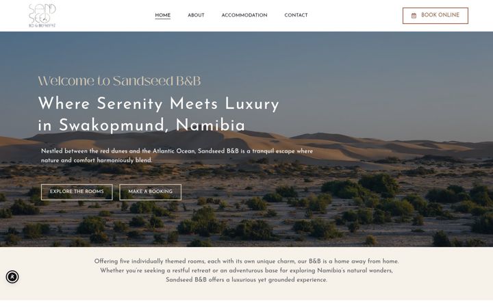 Skærmbillede af sandseedswakop.com