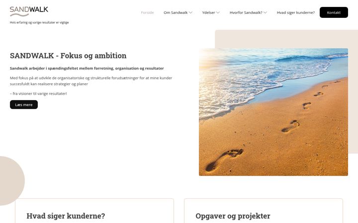 Screenshot του sandwalk.dk