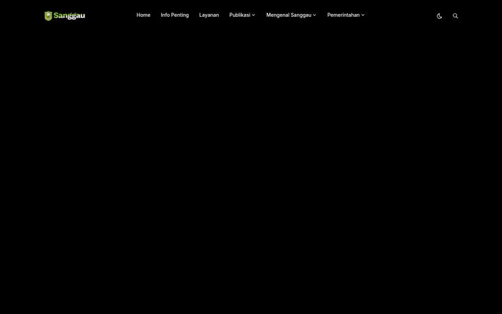 Screenshot of sanggau.go.id