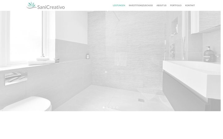 Screenshot of sanicreativo.de