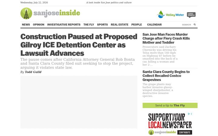 Screenshot of sanjoseinside.com