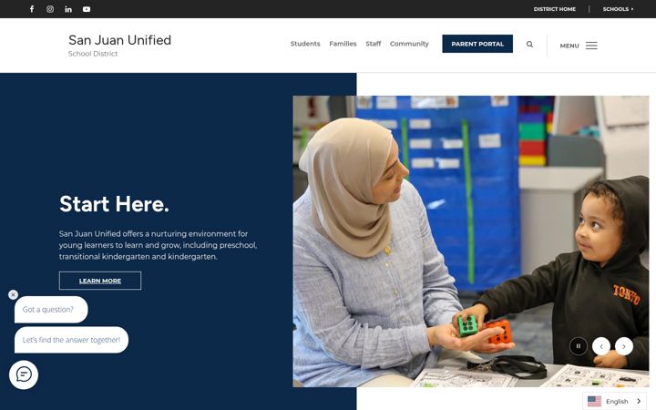 Screenshot of sanjuan.edu