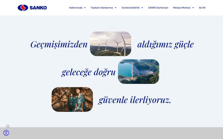 Screenshot of sanko.com.tr