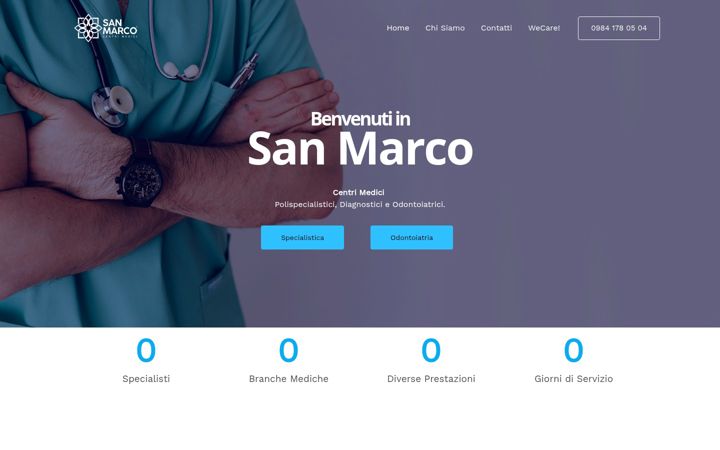 Ekrano kopija sanmarcocentrimedici.it