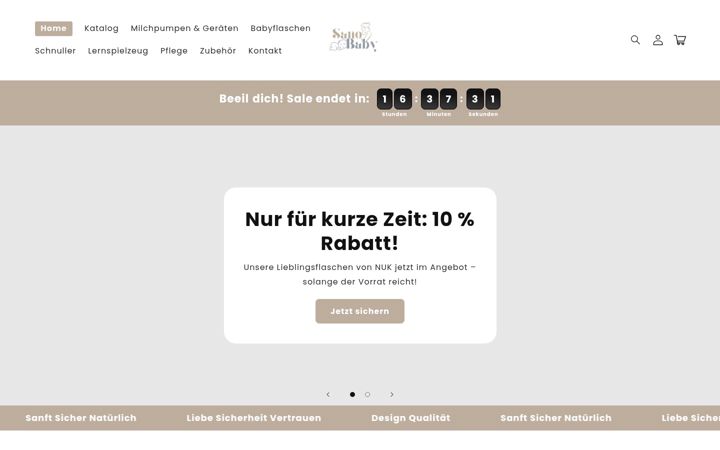 Screenshot of sanobaby.de